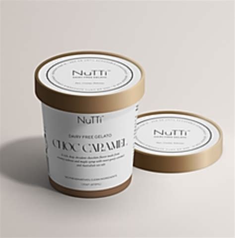 Nutti Chocolate Caramel Dairy Free Gelato Midwest Premium Kosher