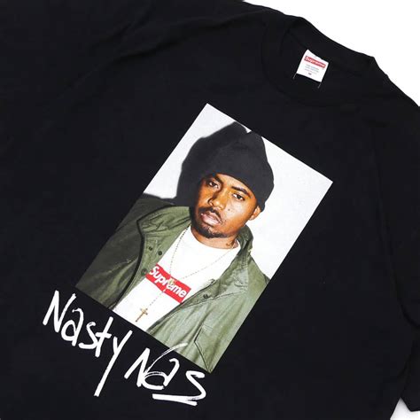 福袋セール Nas 新品 正規 M L SUPREME Grailed NAS Tee Supreme TEE valie