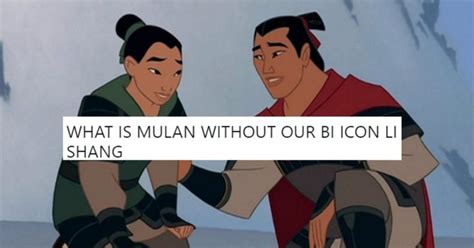 Fans Outraged As Bisexual Disney Icon Removed From New Mulan Film