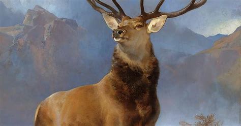 The Monarch Of The Glen Is An Oil On Canvas Painting Of A Red Deer Stag Completed In 1851 By The