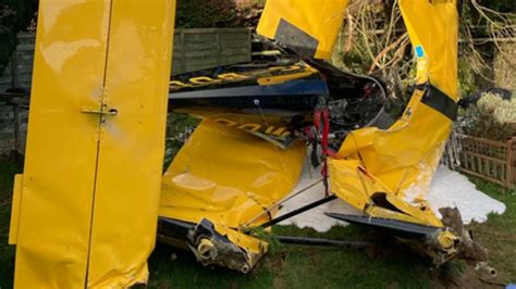 Anglesey Plane Crash Landed In Back Garden After Engine Failure Uk