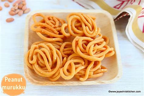 Peanut Murukku Jeyashri S Kitchen