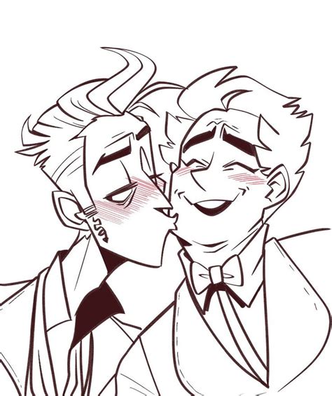 Posts Tagged With Myart Good Omens Book Cute Gay Couples Cute Gay