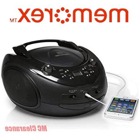 Memorex Portable Cd Boombox Sport Mp3221 Sport Stereo