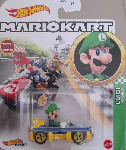 Hot Wheels Mario Kart Luigi Mach Lacrado Frete grátis