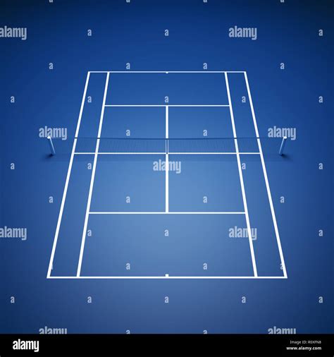 Tennis court , Hardcourt, Tennis tournament Stock Photo - Alamy