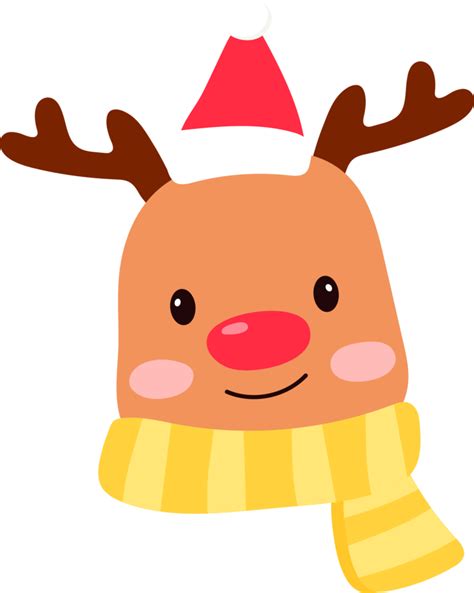 Reindeer Christmas Cartoon 14296482 Png