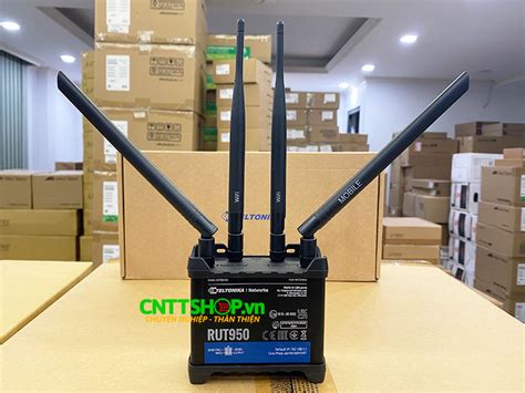 Teltonika RUT950 Router Wifi 4G Dual Sim Chuẩn Công Nghiệp