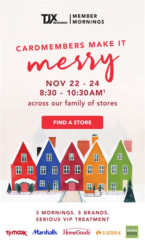 Card Members Shop First | TJXRewards