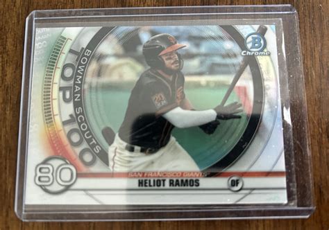 Bowman Chrome Heliot Ramos San Francisco Giants Top Ebay