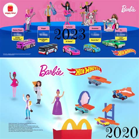 Jual Mainan Happy Meal Toys McD Barbie Hotwheels Hot Wheels 2020 2023