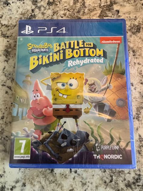 Spongebob Squarepants Battle For Bikini Bottom Rehydrated Ps Brand New Sealed Walmart