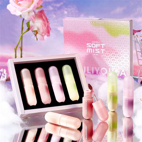 Nude Lipstick Lipstick Matte Waterproof Lipstick Kotak Lumpur Bibir