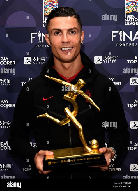 Beijing China 11th June 2019 Cristiano Ronaldo Presents The Alipay