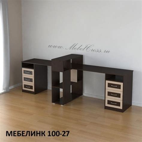 Компьютерный стол МЕБЕЛИНК 100-27 МДФ - Купить, заказать компьютерные ...