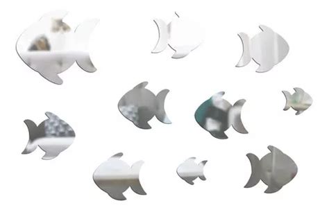 Hermoso Kit De Espejo Decorativo M Fish Marco Para Dormitorio Infantil Color Nude MercadoLibre