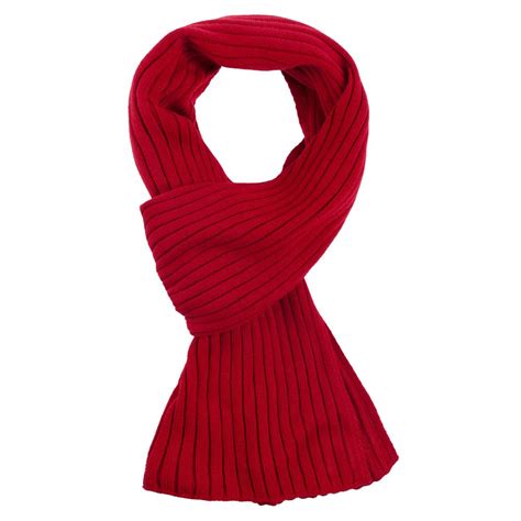 Шарф Stripes, красный (алый), фирмы «teplo» | P6736.50