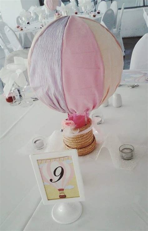 Pastel Hot Air Balloon Baptism Party Ideas Photo 10 Of 11 Catch My Party