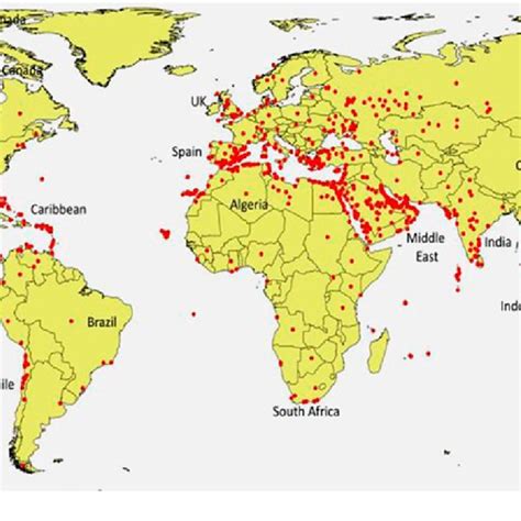 The Global Online Desalination Capacity In Million M 3 D As Of June