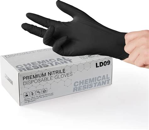 Lanon Count Chemical Resistant Disposable Gloves Heavy Duty