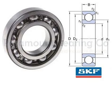 Skf Stainless Steel Zz Deep Groove Ball Bearing For Industrial At