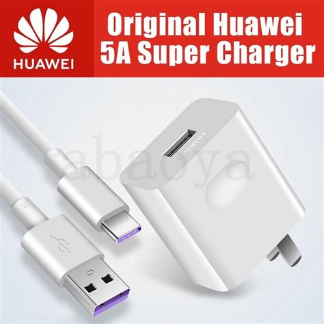 Original Huawei 40w Supercharge Fast Charger Nova 7i Mate30 Pro Typec