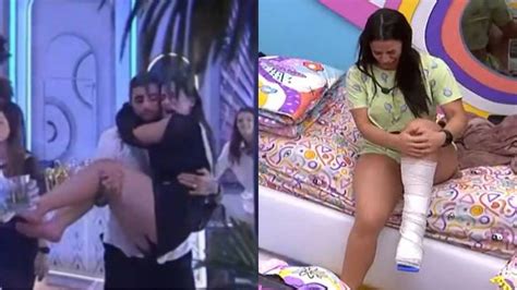 Fotos Larissa se machuca em festa do BBB 22 e imobiliza dedo do pé