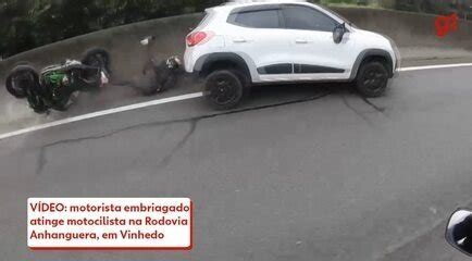 Novas Imagens Mostram Rea O De Motorista Embriagado E Motociclista No