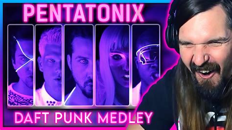 First Time Hearing Pentatonix Daft Punk Medley Reaction Youtube