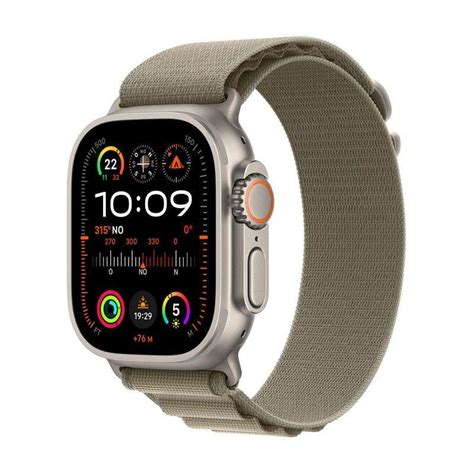 Apple Watch Ultra Gps Cellular Mm Titane Titane Naturel