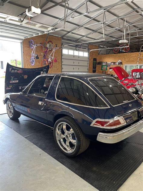 1976 AMC Pacer Coupe Blue RWD Automatic Dl Classic AMC Pacer 1976 For