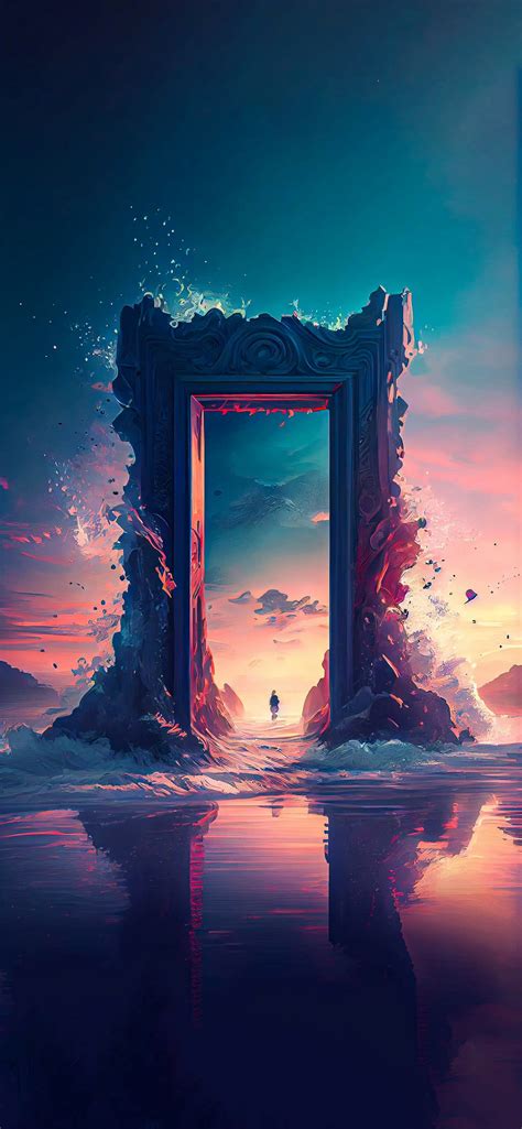 An Open Door To Another World In The Sky