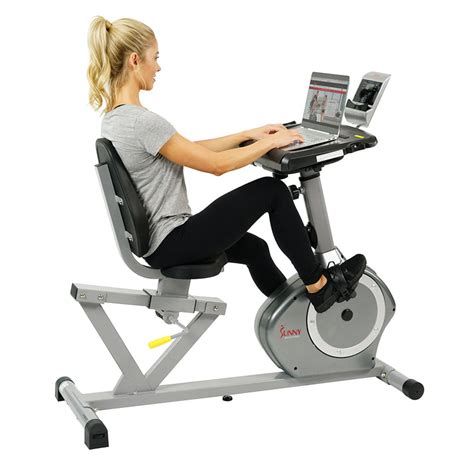 Magnetic Recumbent Desk Exercise Bike Sunny Health And Fitness