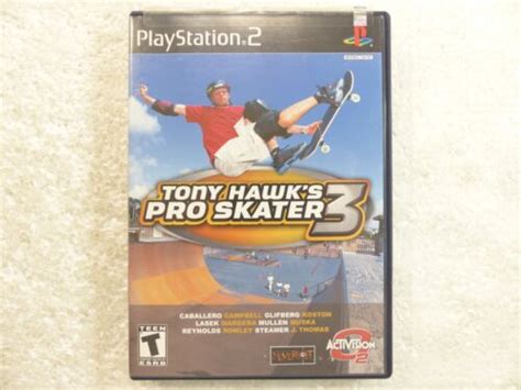 Tony Hawk S Pro Skater 3 Playstation 2 2001 Ps2 Game Complete W Reg Card Ebay