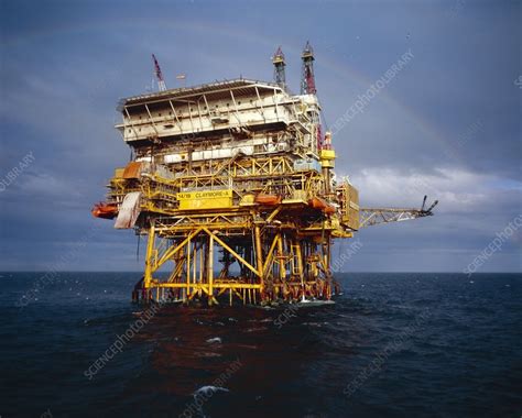 Claymore A North Sea Oil Rig Stock Image T112 0070 Science