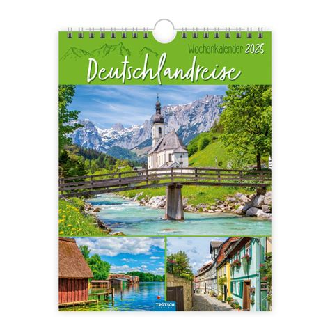 Tr Tsch Wochenkalender Zum H Ngen Deutschlandreise Deutschland