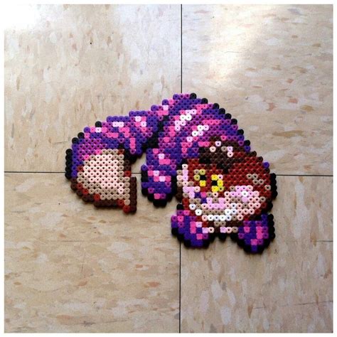 Cheshire Cat Perler Bead Disney Perler Bead Patterns Perler Bead Mario