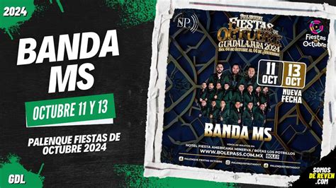 BANDA MS EN PALENQUE FIESTAS DE OCTUBRE 2024