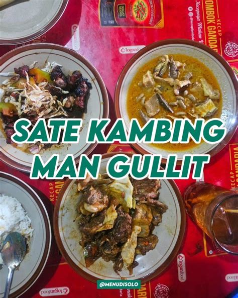 Buku Harga Menu Sate Kambing H Man Gullit Solo Buku Menu Di Solo Terbaru