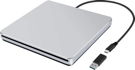 Nolyth Lecteur Dvd Externe Usb Type C Slot Dans Lecteur Cd Externe