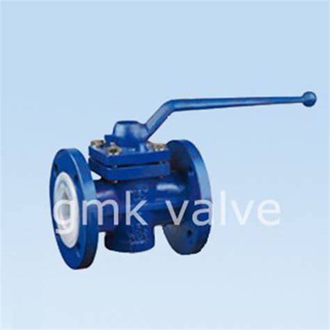 Pfa Lined Plug Valve Gmk Chemical Resistant Polymer Coating