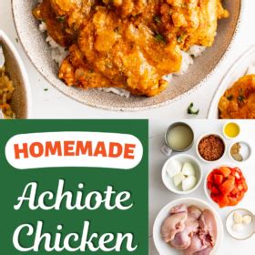 Achiote Chicken Recipe The Novice Chef