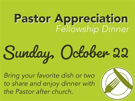 Pastor Appreciation Sunday — Crosspoint Community Church