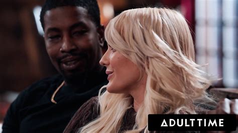 Adult Time Kenna James Thirsts Over Cum In Her First Threesome With Her Husband Hot