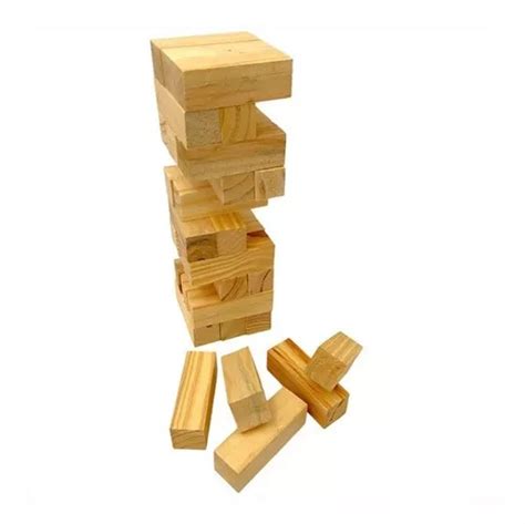 Jenga Yenga Juego De Mesa Madera Torre Apilable Bloques