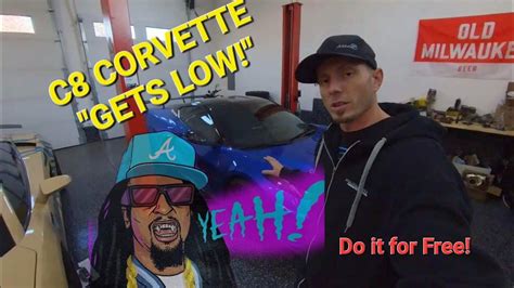 Free C8 Corvette Mod Lowering Your C8 Corvette Diy In 2 Hours Youtube