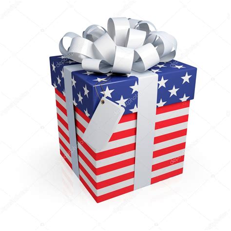 American gift box. — Stock Photo © rukanoga #8432873