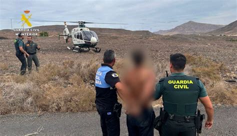 La Guardia Civil Detiene Al Preso Fugado De Lanzarote