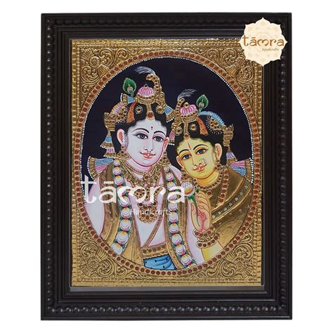 Buy Radha Krishna Tanjore Painting Online By Tamra Handicrafts