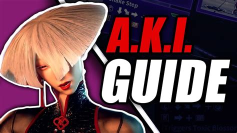 Aki Street Fighter 6 Guide Aki Starter Guide Youtube